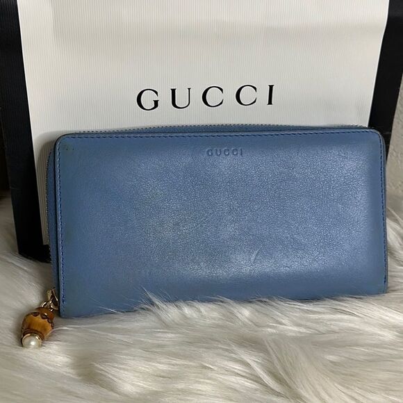 💯Authentic Gucci Zipped Around Long Wallet🍀 - Picture 4 of 17